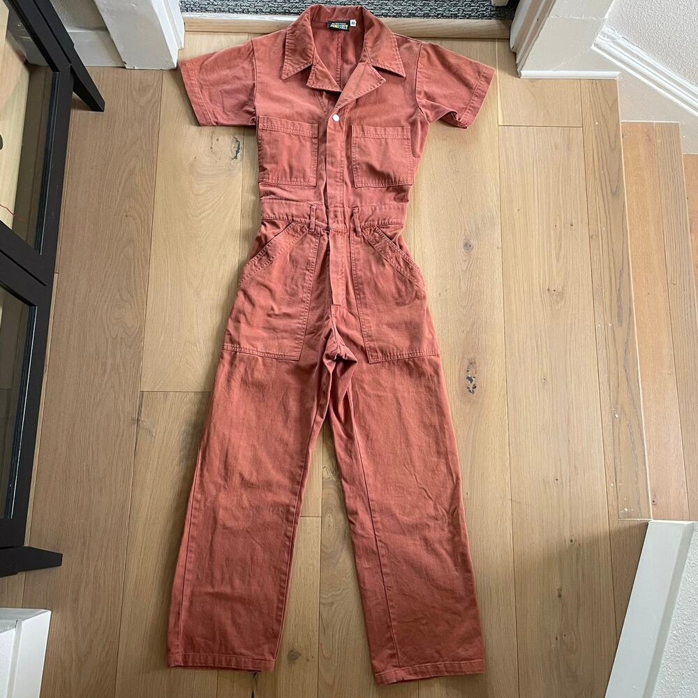 Big Bud Press Clay Short Sleeve Jumpsuit - Size XS